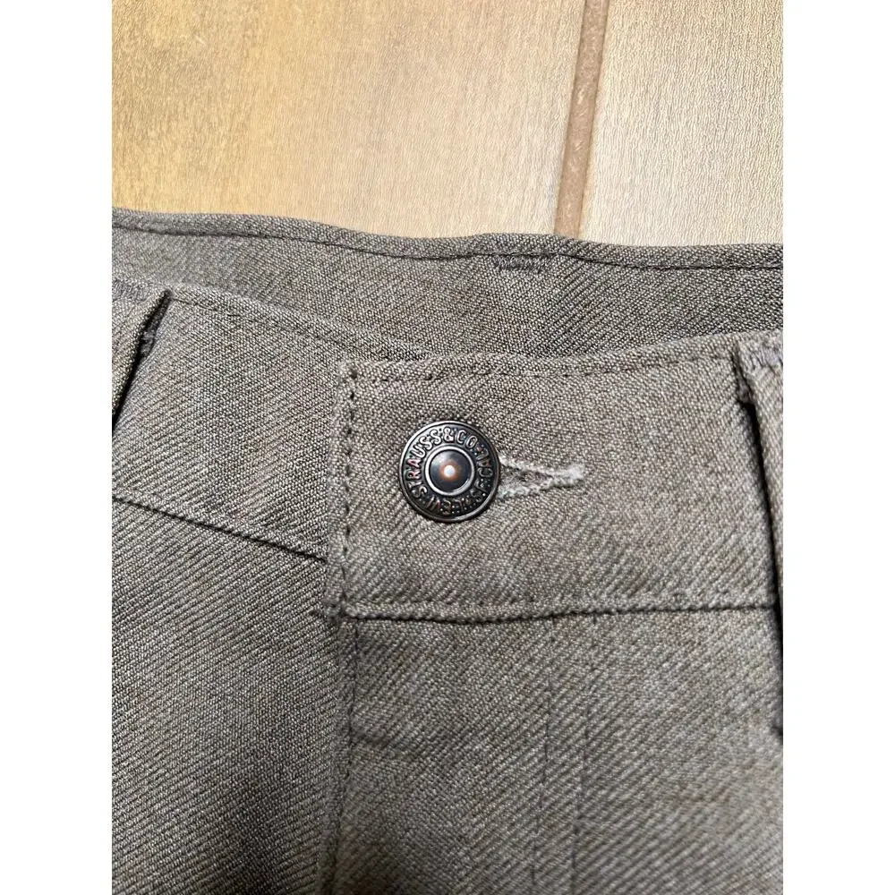 Vintage Levi’s Pants Mens 33x29 Brown Bootcut Talon‎ Zip 70s 80s USA